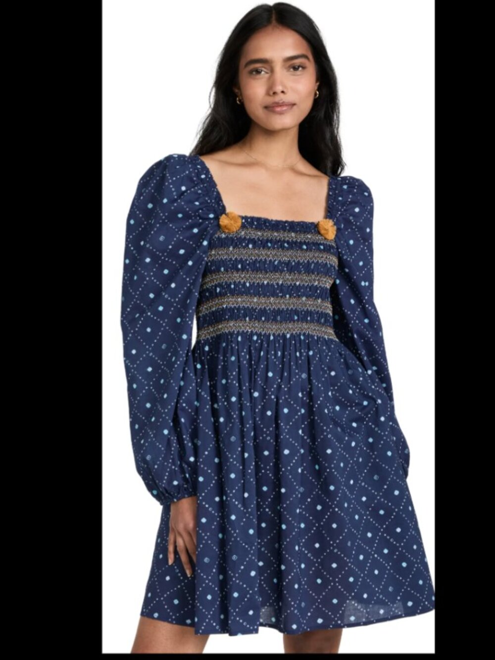 Figue Peony Puff Sleeve Dress